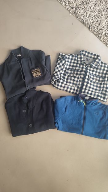 Lots  de 4 gilets