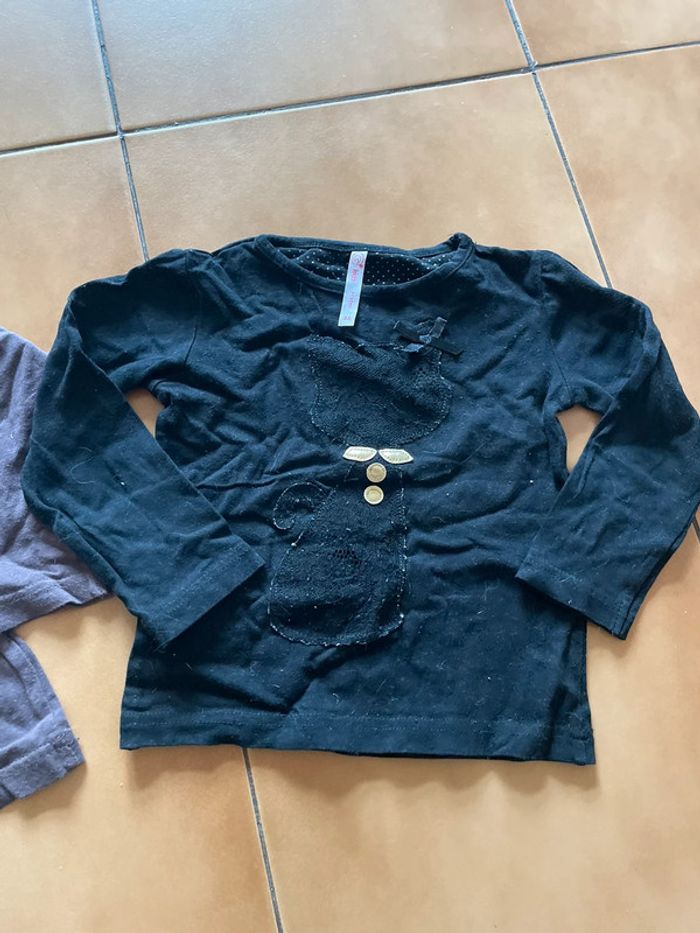 Lot 2 t shirts fille 3 ans - photo numéro 5