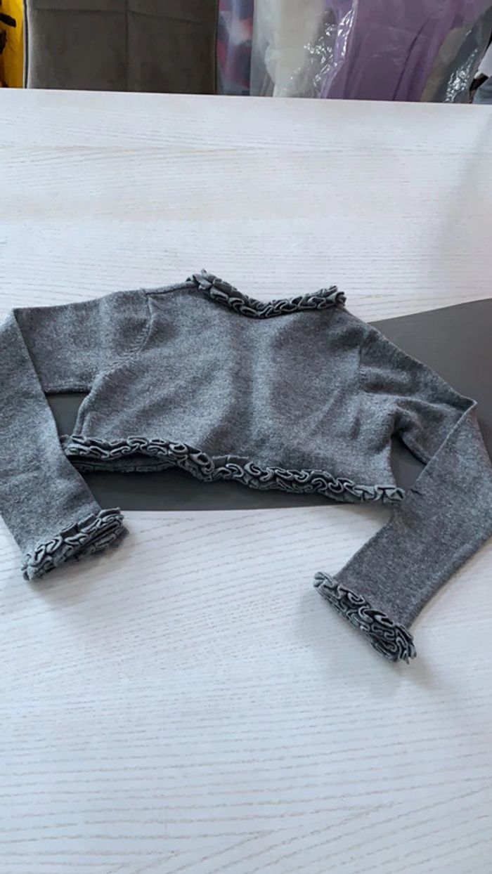Boléro gris 8 ans Bouny Baby - photo numéro 5