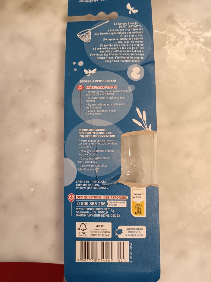 Lot de 2 brosses à dents pour enfants - photo numéro 2