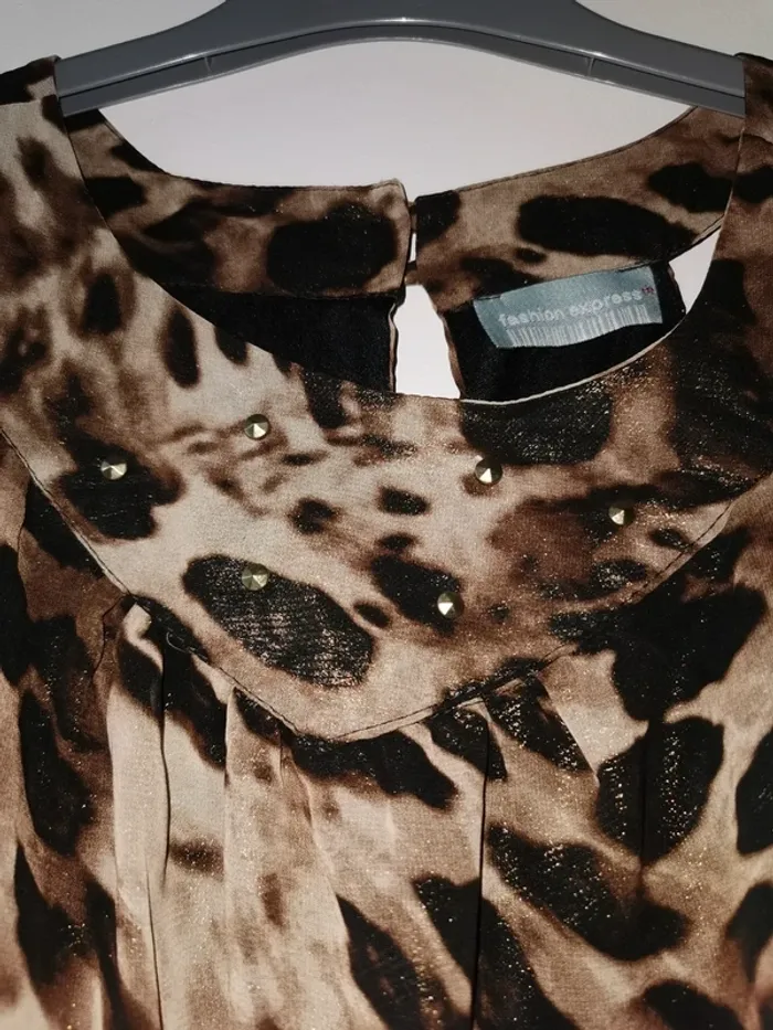 Lot d'une robe et d'une tunique léopard - photo numéro 4