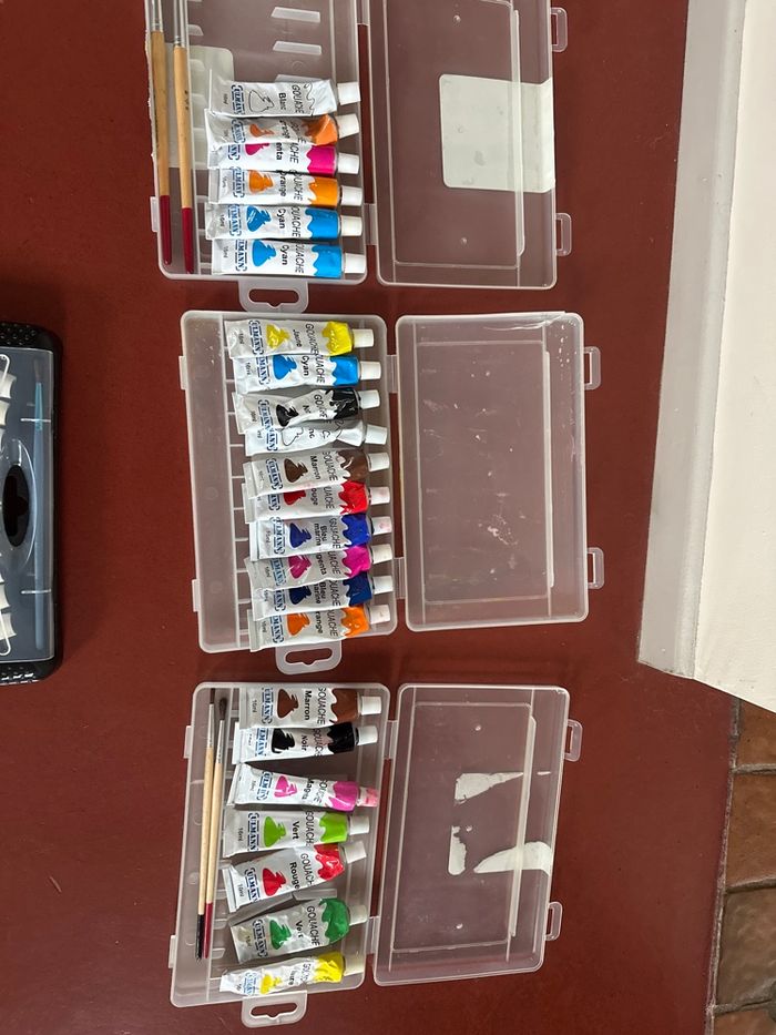 1 boîte gouache Lefranc bourgeois neuve + 3 autres - photo numéro 3