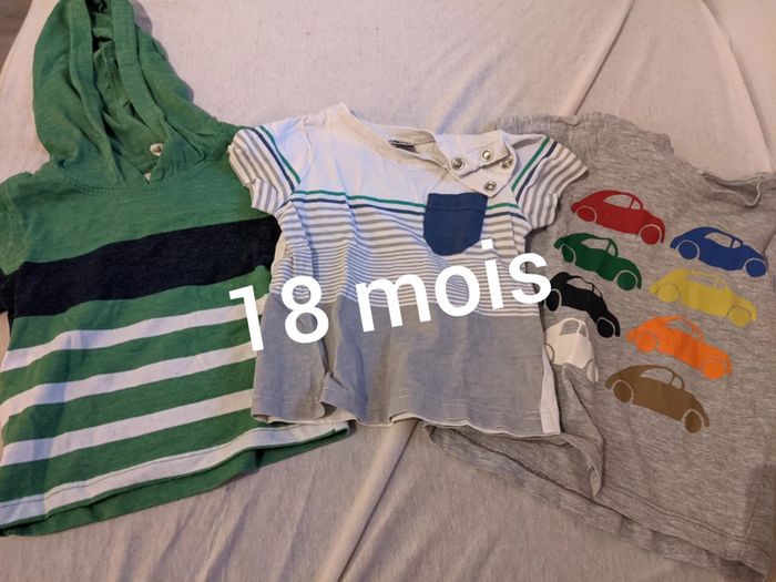 Lot de 3 t-shirt 18 mois