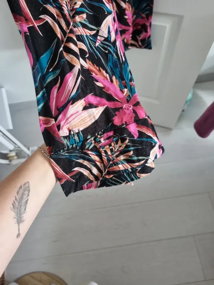 Pantalon fluide fleuri - photo numéro 2