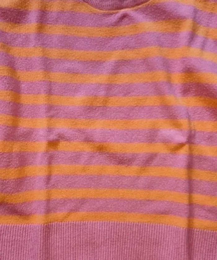 Pull fille Zara rose orange 116 cm - photo numéro 3