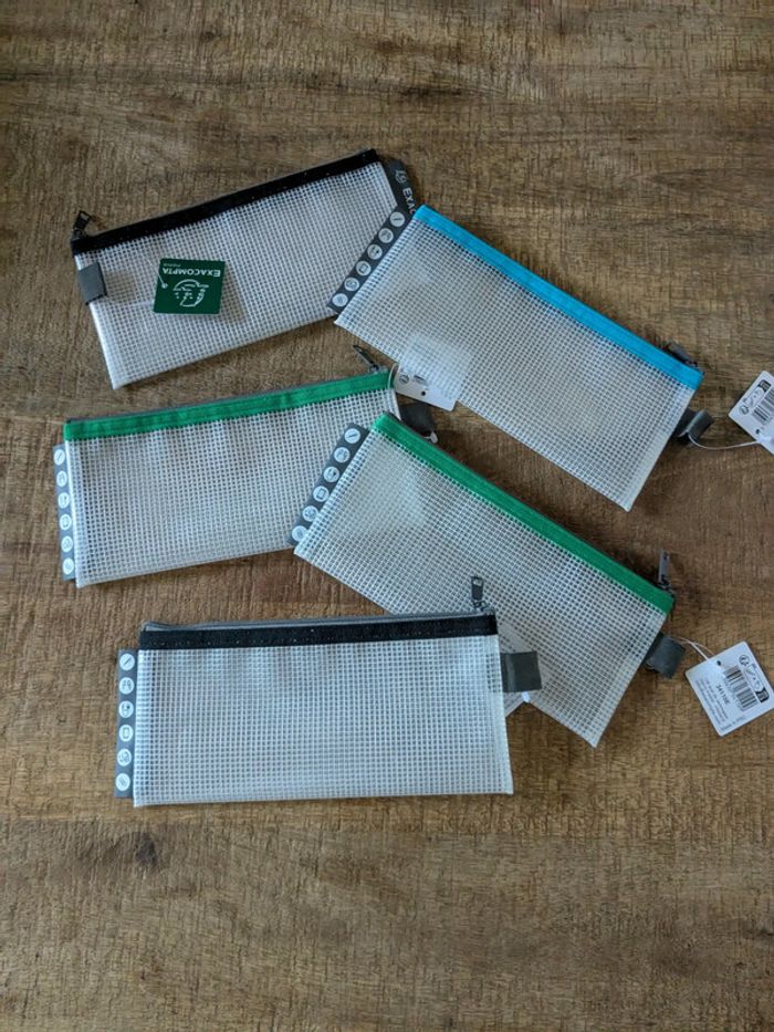 (1 ou +) Trousse exacompta 8x18cm