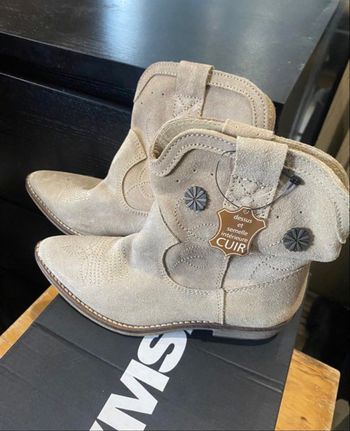 Santiag en cuir neuve