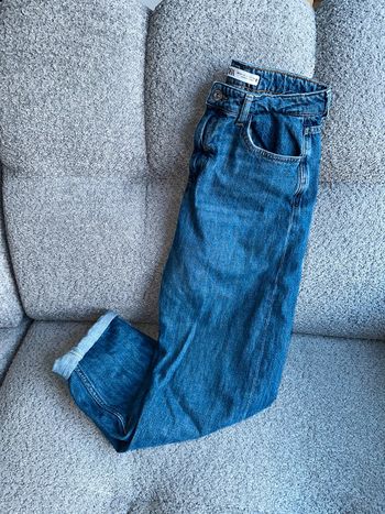 Jean boyfriend taille haute Zara