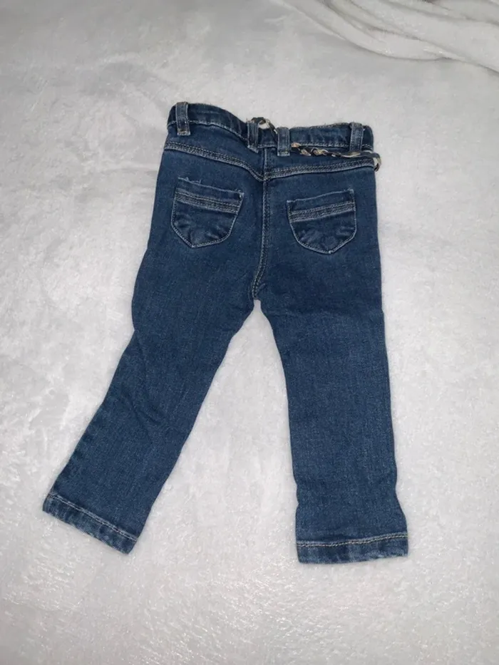 Jean avec ceinture slim - photo numéro 2