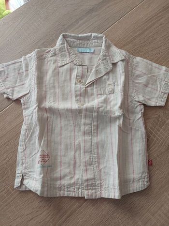 Chemise garçon 12 mois