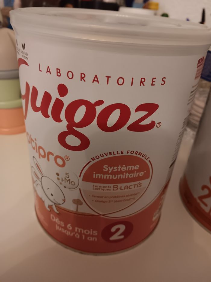 Lait Guigoz optipro 2ème âge