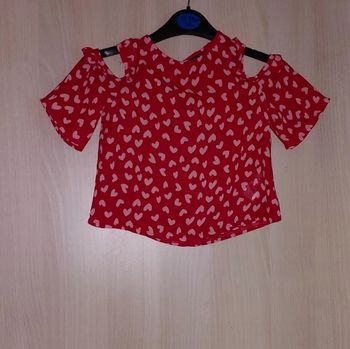 Blouse fille T : 3/4 ans neuve