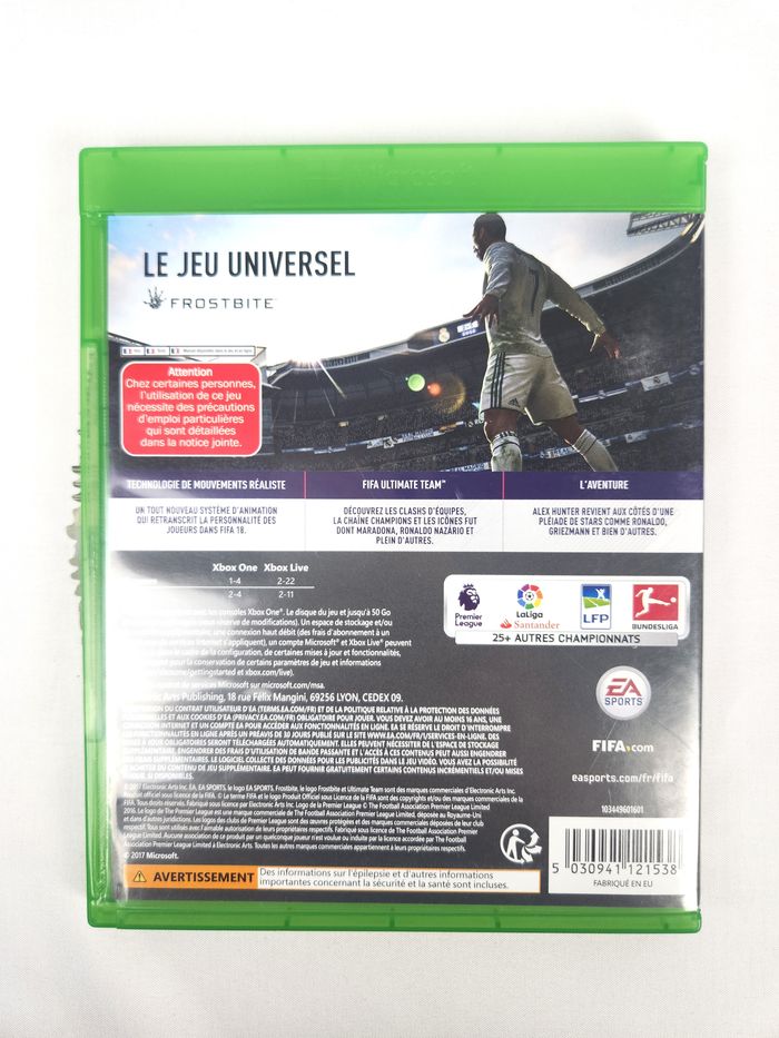 Jeu Xbox One Fifa 18 FR - Très Bon État - photo numéro 3