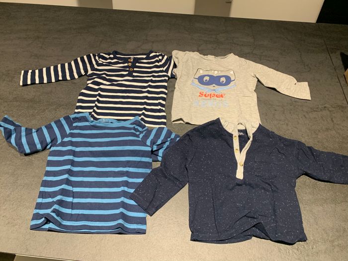 Lot de 4 sous pulls 18 mois