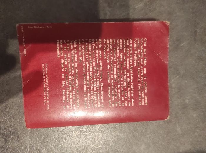 Mu le continent perdu James Churchward J'ai Lu l'Aventure Mystérieuse 1969 - photo numéro 3