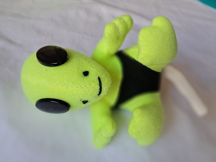 Lot de 2 Peluches extraterrestre alien fluo Eluz 13 cm 10 cm vintage - photo numéro 7