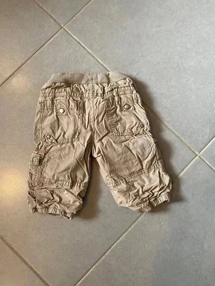 Pantalon - Tape à l'oeil - Beige / Marron - 6 mois - photo numéro 3