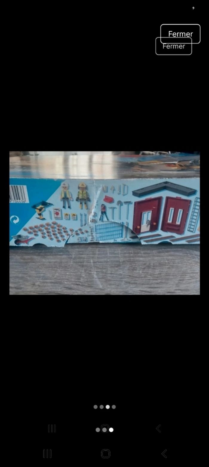 Pelleteuse et chantier playmobil - photo numéro 3