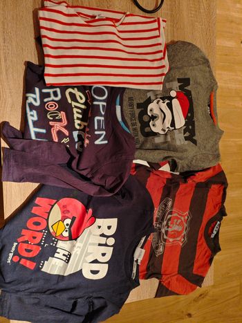 Lot de 5 hauts manches longues