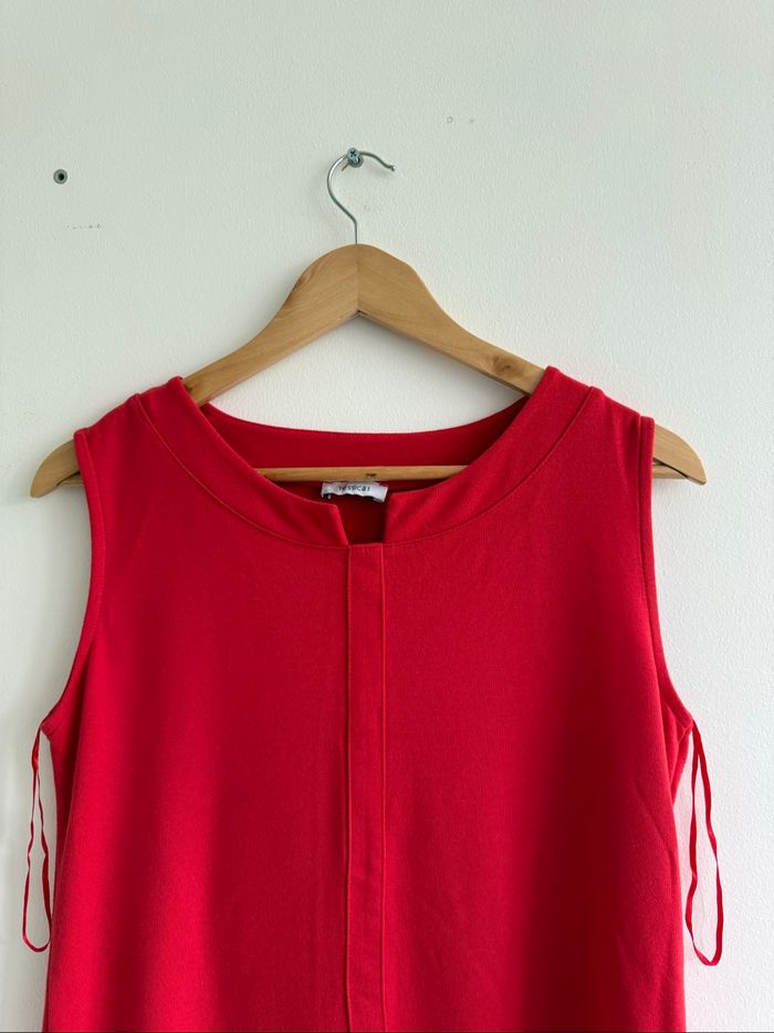 Robe droite rouge C&A taille 40 L - photo numéro 2