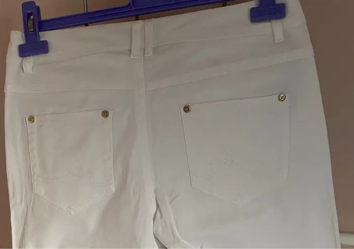 # jeans blanc Morgan # - photo numéro 2