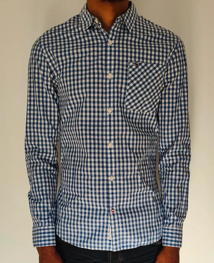 Chemise à carreaux manche longue Tommy Hilfiger