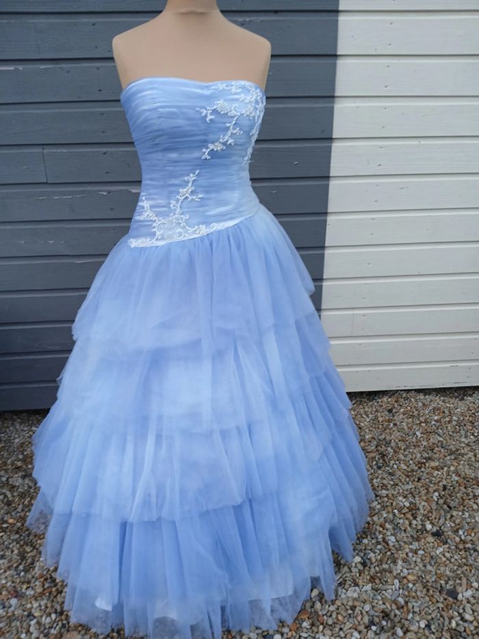 unique, robe de mariée ou de fiançaille ou de bal taille 40/42 - photo numéro 7