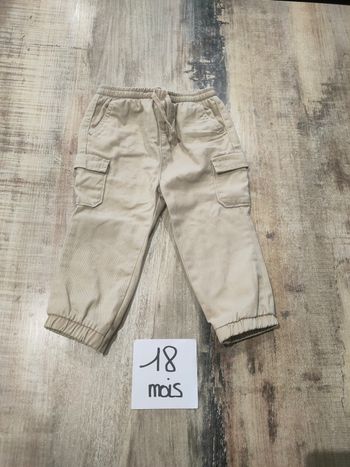 Jeans beige jogger cargo garçon 18 mois Kiabi
