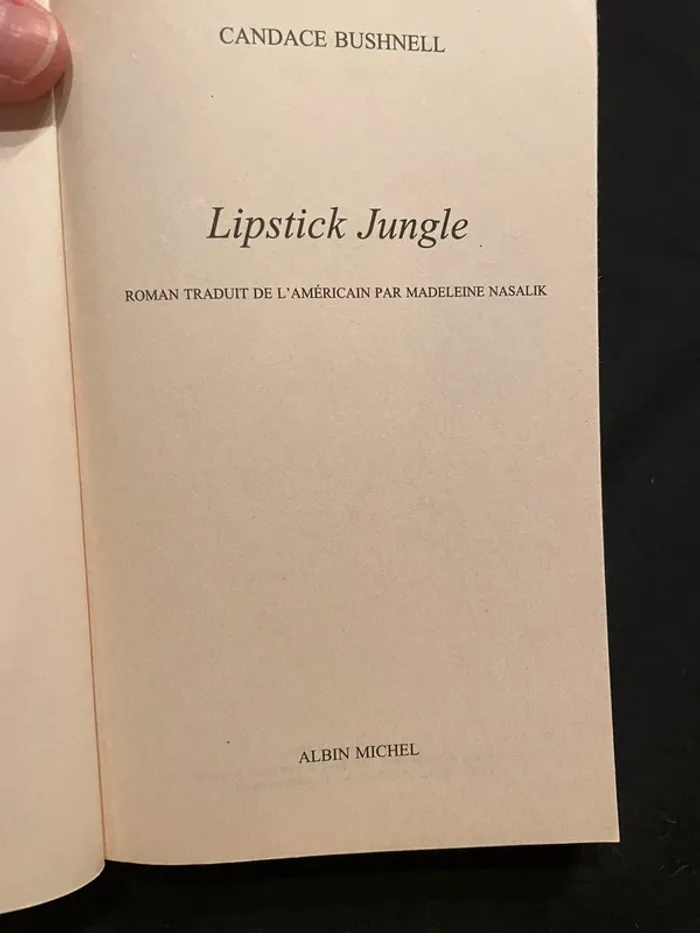Lipstick jungle de Candace Bushnell - photo numéro 3