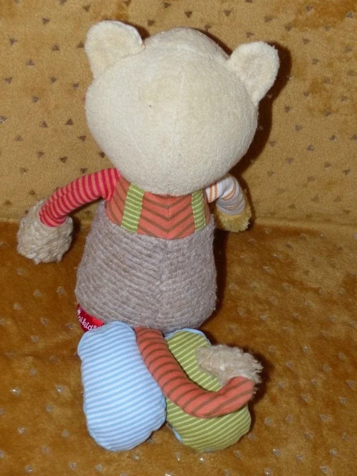 Doudou tigre Patchwork Sweety Sigikid 🐯 état neuf - photo numéro 3