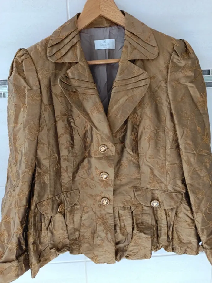 Veste Élégance t.44 100% soie