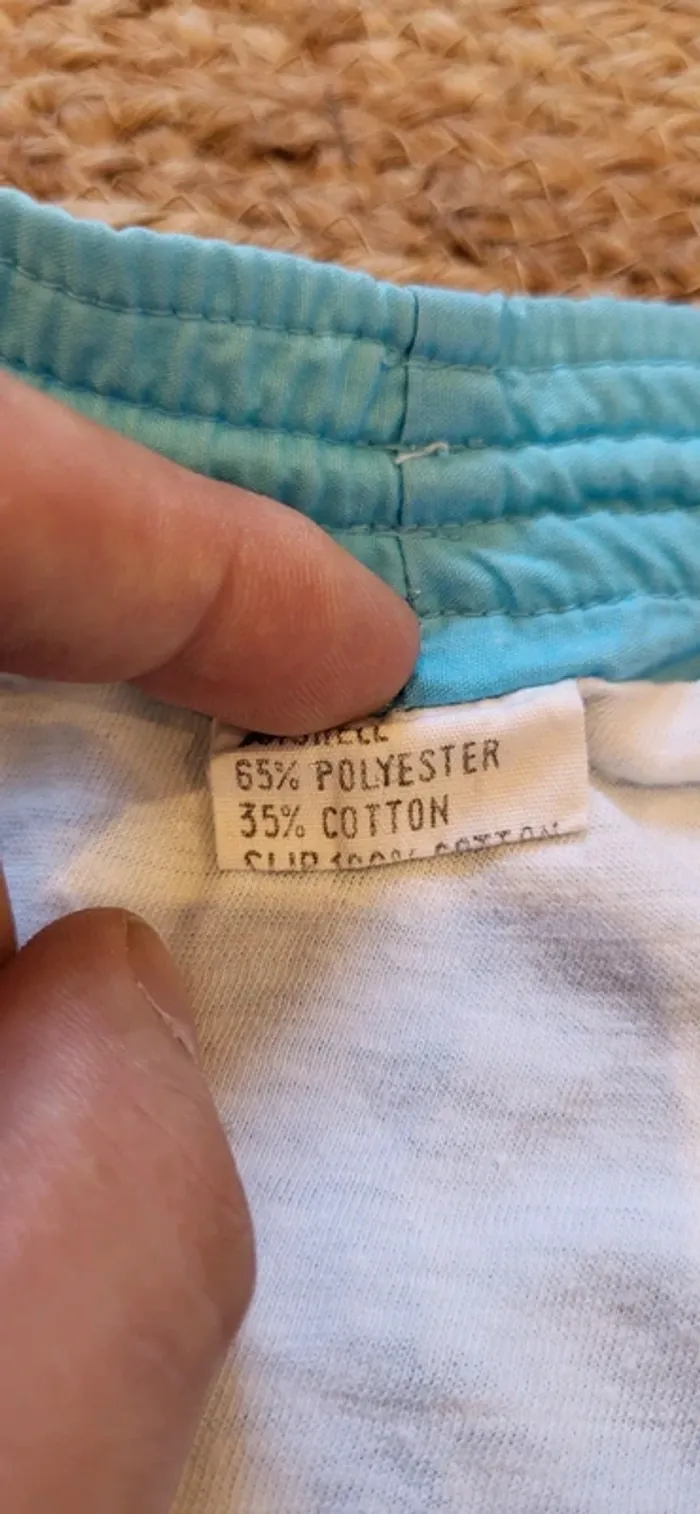 Short de bain rétro bleu homme – très bon état - Taille L - photo numéro 8