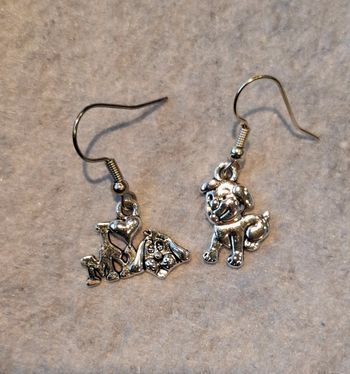 Boucles d'oreilles chiens