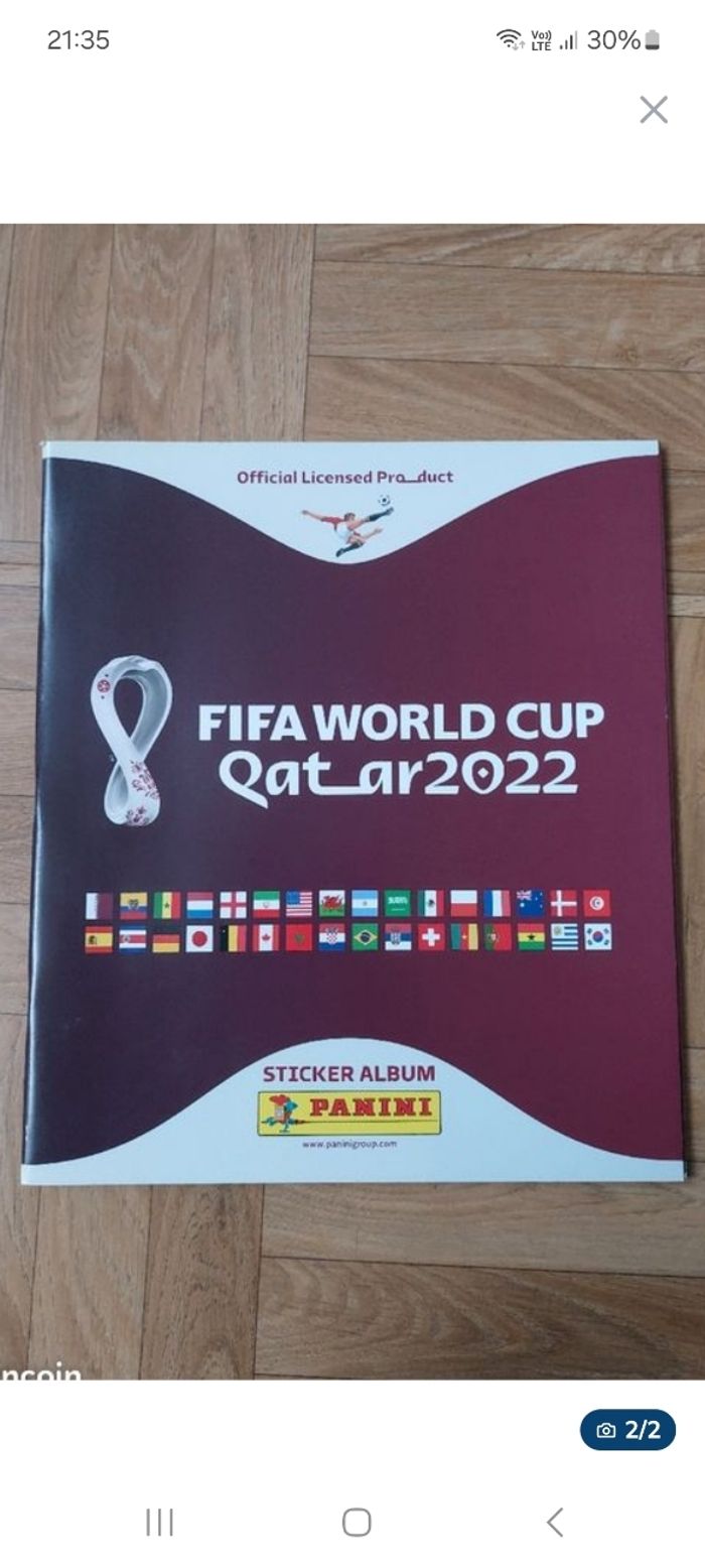 Album panini Qatar vide neuf