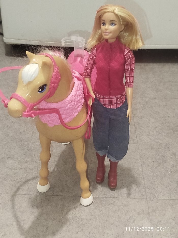 Barbie  et son cheval