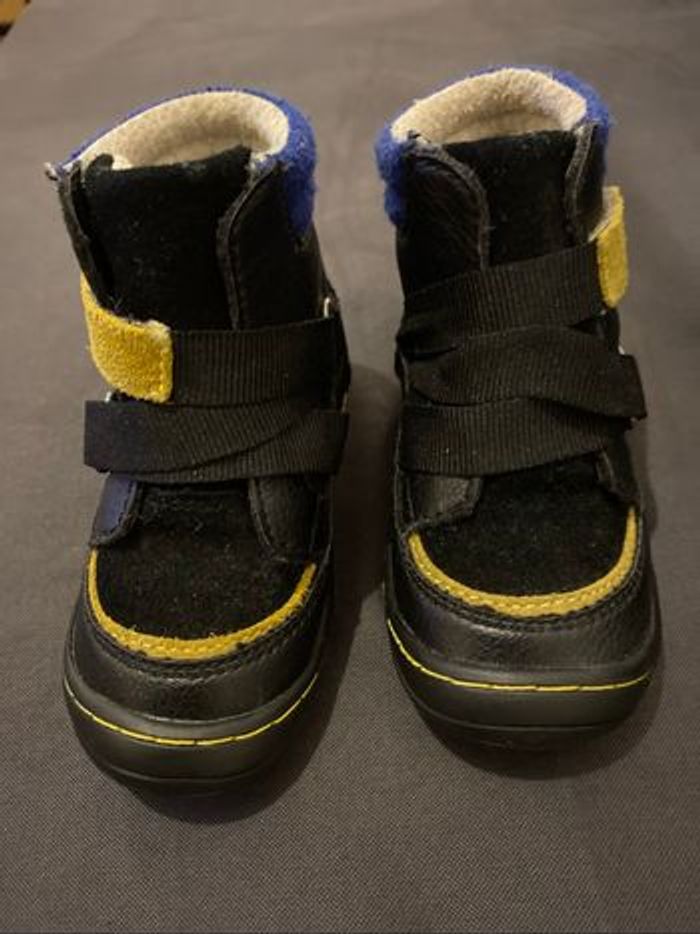 Boots Kickers Enfant en cuir – Waterproof – Taille 21 - photo numéro 7
