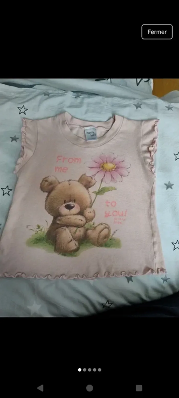 T-shirt fille en 100% coton - photo numéro 2