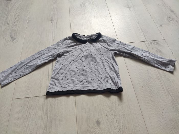 Tee shirt manches longues gris la halle 4 ans