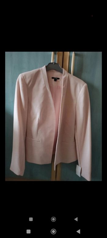 Veste rose pâle femme neuve avec étiquette taille 38