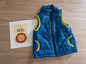 Doudoune sans manches 1 an