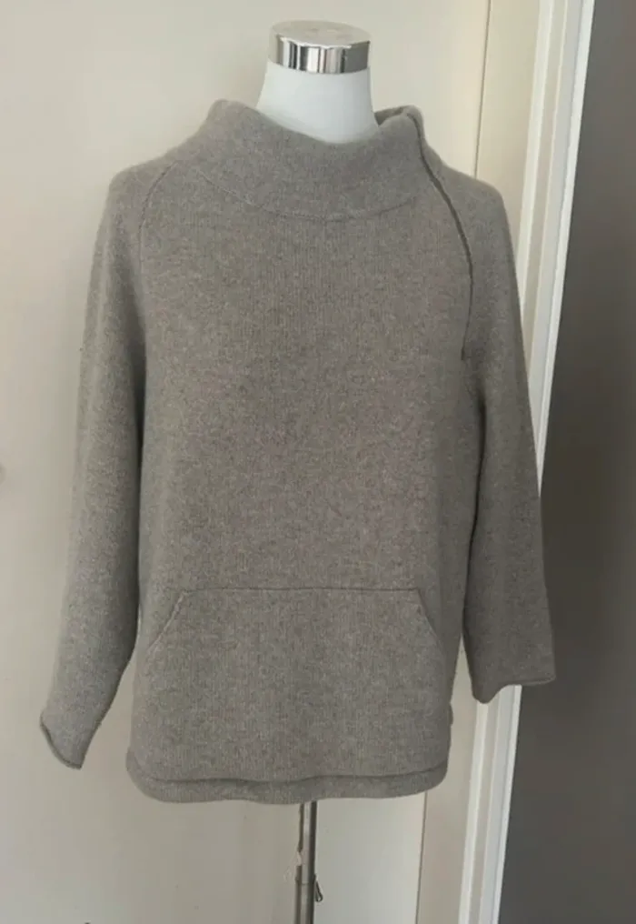 Brunello Cucinelli Pull over gris, taupe 100 % cachemire