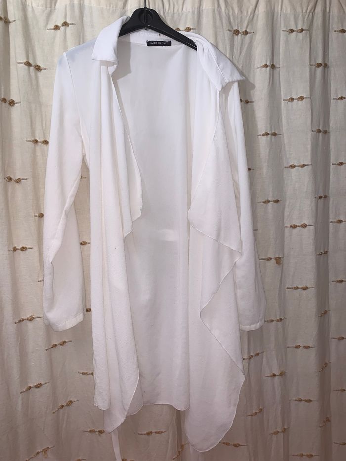 Kimono blanc ceinture