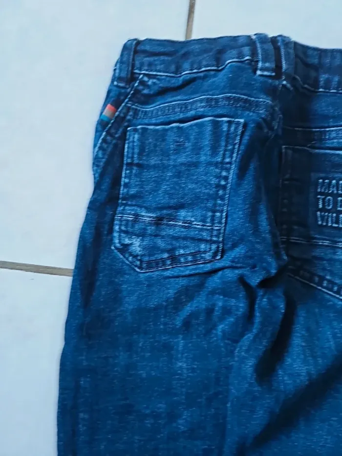 Jean skinny effet usé orchestra 7 ans - photo numéro 4