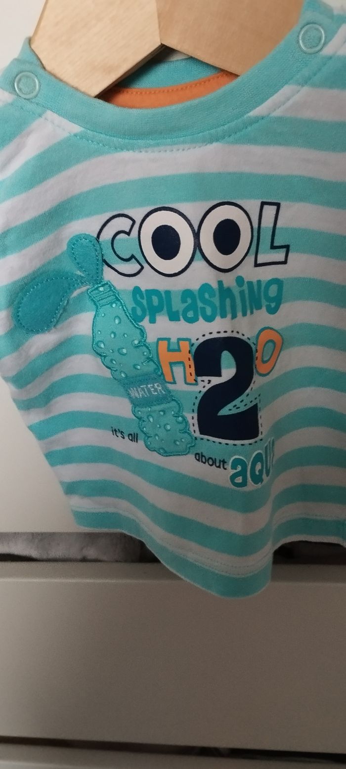 T-shirt ML garçon 0 mois ergee - photo numéro 2