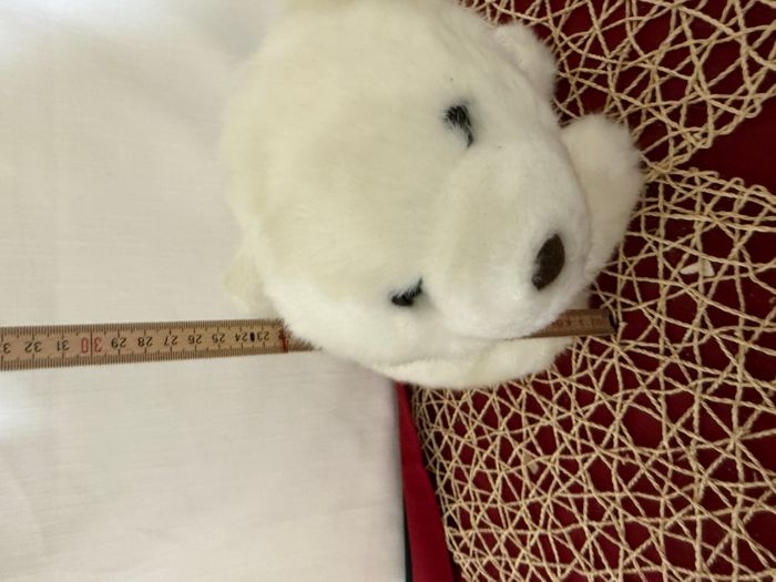 Ours polaire blanc en peluche - photo numéro 5