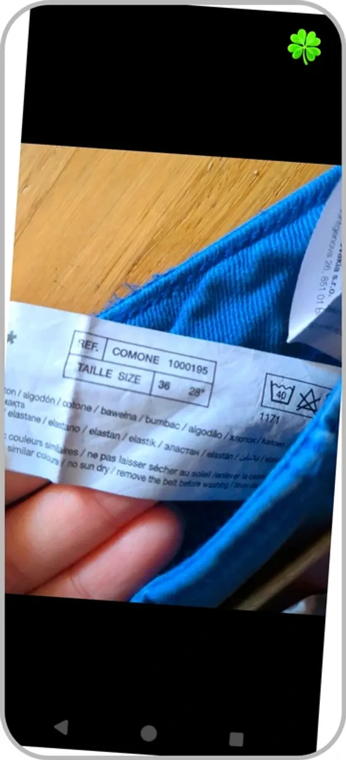 Chino homme Celio neuf 36 - photo numéro 3