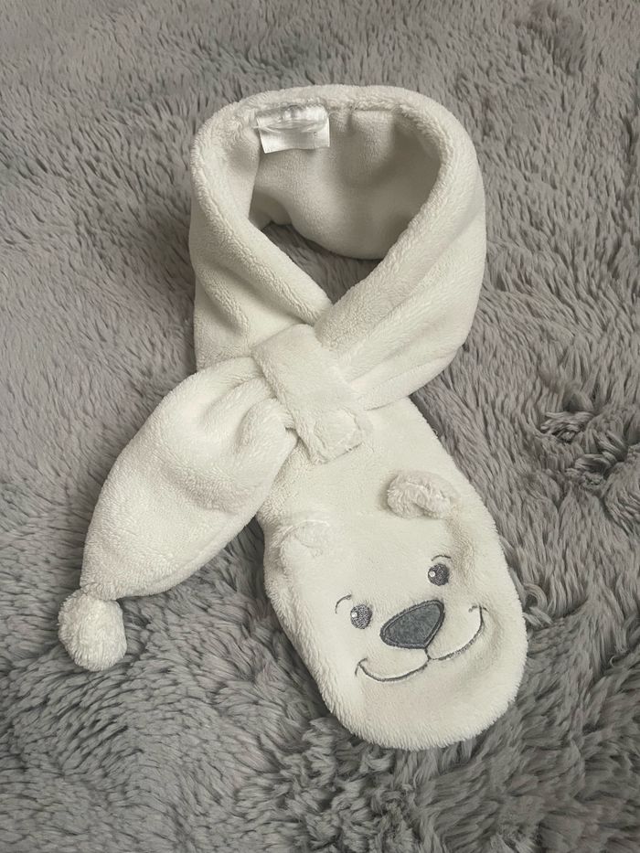 Écharpe écrue ours (sterntaler)