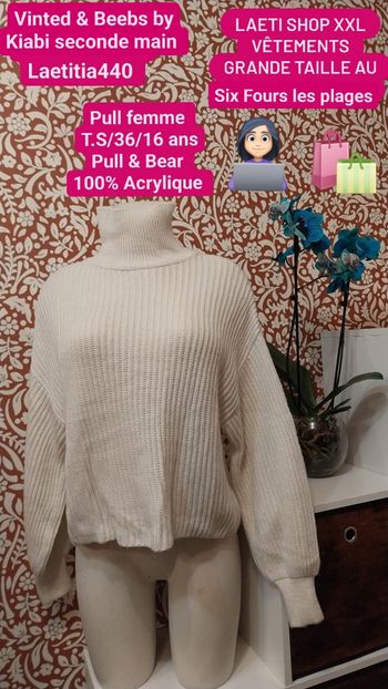 Pull femme T.S/16 ans