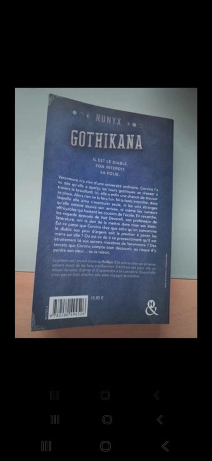 Livre 📖 Gothikana de Runyx - photo numéro 2