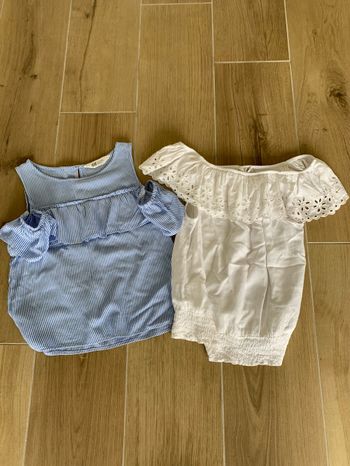Lot de 2 jolies blouses fille 12 ans